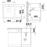Кухонная мойка Blanco NAYA 45 антрацит 525222