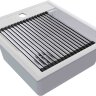 Комплект мойка кухонная Paulmark Stepia 45 из искусственного камня с ролл-матом Step PM114651-WH+R375-BS, белый