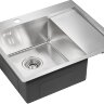 Мойка кухонная Paulmark Kroner 59F PM225951-BSL из нержавеющей стали, нержавеющая сталь