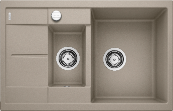 Врезная кухонная мойка  Blanco Metra 6 S Compact серый беж
