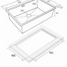 Мойка кухонная Paulmark Next 74 Uni PM217444-BG из нержавеющей стали, брашированное золото