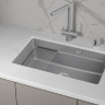 Мойка для кухни Granula Kitchen Space 7303iU алюминиум, 73х45 см, прямоугольная