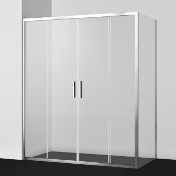 Душевой уголок 160x100x190 см WasserKRAFT Lippe 45S52 с раздвижными дверьми