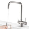 Смеситель Paulmark Wetter We213030-SS для кухонной мойки, нержавеющая сталь