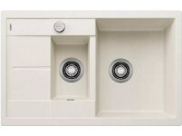 Врезная кухонная мойка  Blanco Metra 6S Compact мягкий белый