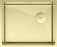 Мойка кухонная Paulmark Next Skew 54 Uni PM885444-LG из нержавеющей стали, светлое золото