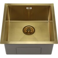 Мойка MELANA ProfLine D4545HG 1,2/220 ЗОЛОТО врезная квадратная
