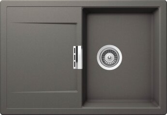 Кухонная мойка SCHOCK Eton 45D, серебристый камень (700972)