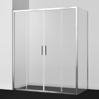 Душевой уголок 170x100x190 см WasserKRAFT Lippe 45S55 с раздвижными дверьми