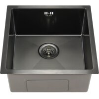 Мойка MELANA ProfLine D4545HB 1,2/220 ГРАФИТ врезная квадратная