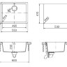 Кухонная мойка SCHOCK Quadro 60, альпина (700520)