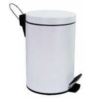 Ведро для мусора WasserKRAFT 5 литров K-635WHITE