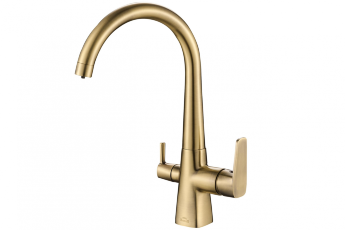 Смеситель для кухни ZORG Steel Hammer SH 819 BRONZE бронза
