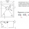 Врезная кухонная мойка  ZorG  PVD 4444 GRAFIT графит