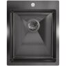Кухонная мойка FLORACIO Steel F.4151.GMD (DECOR), вороненая сталь