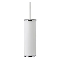 Ершик для унитаза напольный WasserKRAFT K-1027WHITE хром/белый