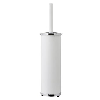 Ершик для унитаза напольный WasserKRAFT K-1027WHITE хром/белый