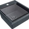 Комплект мойка кухонная Paulmark Stepia 45 из искусственного камня с ролл-матом Step PM114651-DG+R375-BS, графит