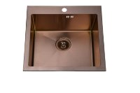 Кухонная мойка EMAR EMB-116 PVD Nano coppery