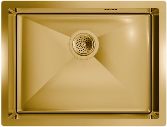 Мойка для кухни FLORACIO Steel F.5844.GD Золото матовое
