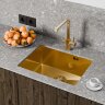Мойка для кухни FLORACIO Steel F.5844.GD Золото матовое