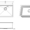 Мойка для кухни FLORACIO Steel F.5844.GD Золото матовое