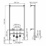 Инсталляция Wasserkraft Aller для биде 10BDT.020