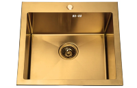 Кухонная мойка EMAR EMB-116 PVD Nano golden