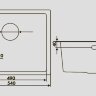 Мойка для кухни Hoffger HFG-5444 (HFG-5444G) Золото