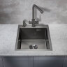 Мойка для кухни MILACIO Denia 41 Steel сталь воронёная MC.77469