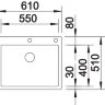 Кухонная мойка Blanco Claron 550-IF/A  521639