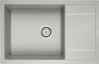 Мойка кухонная Paulmark Flugen 60 PM317850-GR из искусственного камня IT-Granit, серый