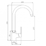 Смеситель для кухни ZORG Steel Hammer SH 901 BRONZE бронза