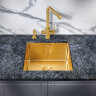 Мойка для кухни MILACIO Denia 44 Steel золото MC.77438