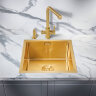 Мойка для кухни MILACIO Denia 44 Steel золото MC.77438