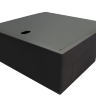 Комплект для кухни мойка и смеситель Hoffger Klape 5050 Black (Чёрный)