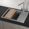 Мойка для кухни Granula Estetica 6202 алюминиум, 62х50 см, прямоугольная