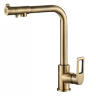 Смеситель для кухни ZORG Steel Hammer SH 572 BRONZE бронза
