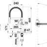 Смеситель Blanco Culina-S II mini sensor с выдвижной лейкой 527466