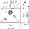 Мойка для кухни Franke MRG 610-54 FTL Fragranite белый