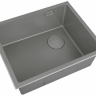 Мойка для кухни ZORG LUX 5344 GUN GREY серая с накладкой