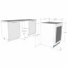 Встраиваемый винный шкаф Korting KFW 803 DB GN