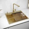 Смеситель Paulmark Urban Starke Ur213104-G для кухонной мойки, золото