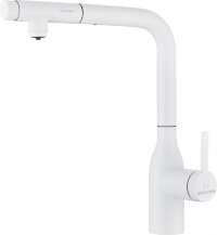 Смеситель Paulmark Viper Starke Vi213105-WH для кухонной мойки, белый матовый