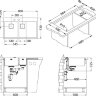 Мойка ALVEUS STYLUX 60 R BRS-90 1084296