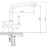 Смеситель для кухни ZORG Zorg Sanitary ZR 313 YF-33 BLACK