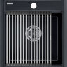 Комплект мойка кухонная Paulmark Stepia 45 из искусственного камня с ролл-матом Step PM114651-BLM+R375-BS, черный металлик