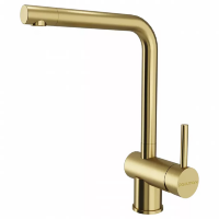 Смеситель Paulmark Spring из нержавеющей стали Sp212067-LG светлое золото
