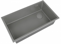 ZORG LUX 7444 GUN GREY серый с накладкой