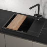 Мойка для кухни Granula Estetica 6202 турмалин, 62х50 см, прямоугольная